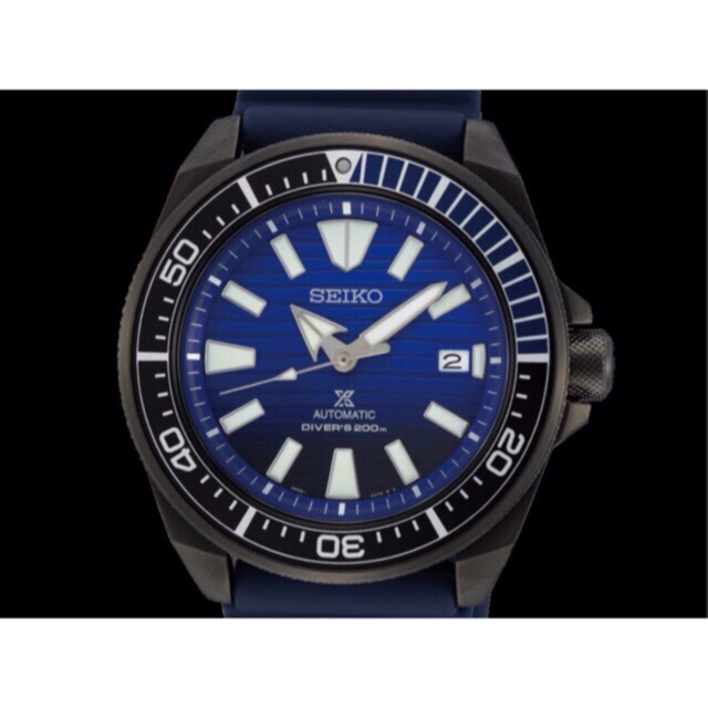 Seiko Save The Ocean SRPD09 Black Edition Samurai SRPD09K1 | Shopee  Philippines