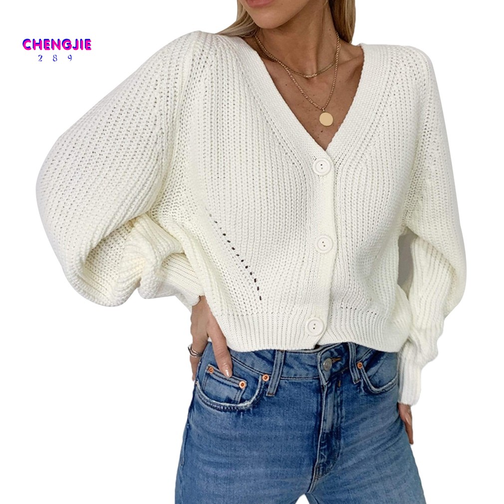 white knit cardigan sweater