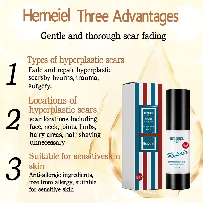 HEMEIEL Magic Scar Remover Gel Original/Scar removal for old scars