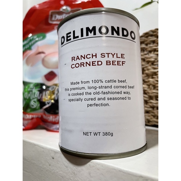 Delimondo Ranch Style Corned Beef 380g Shopee Philippines