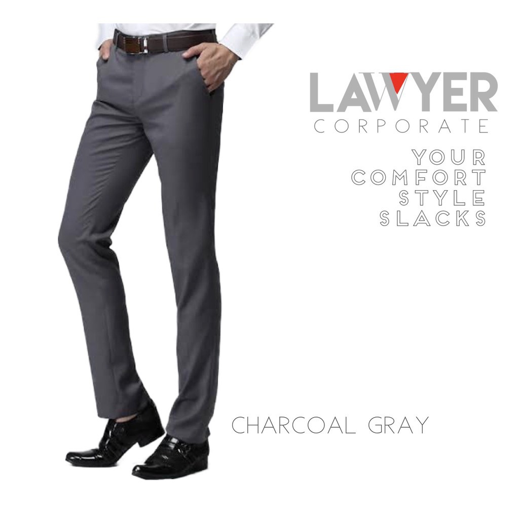 dark gray slacks