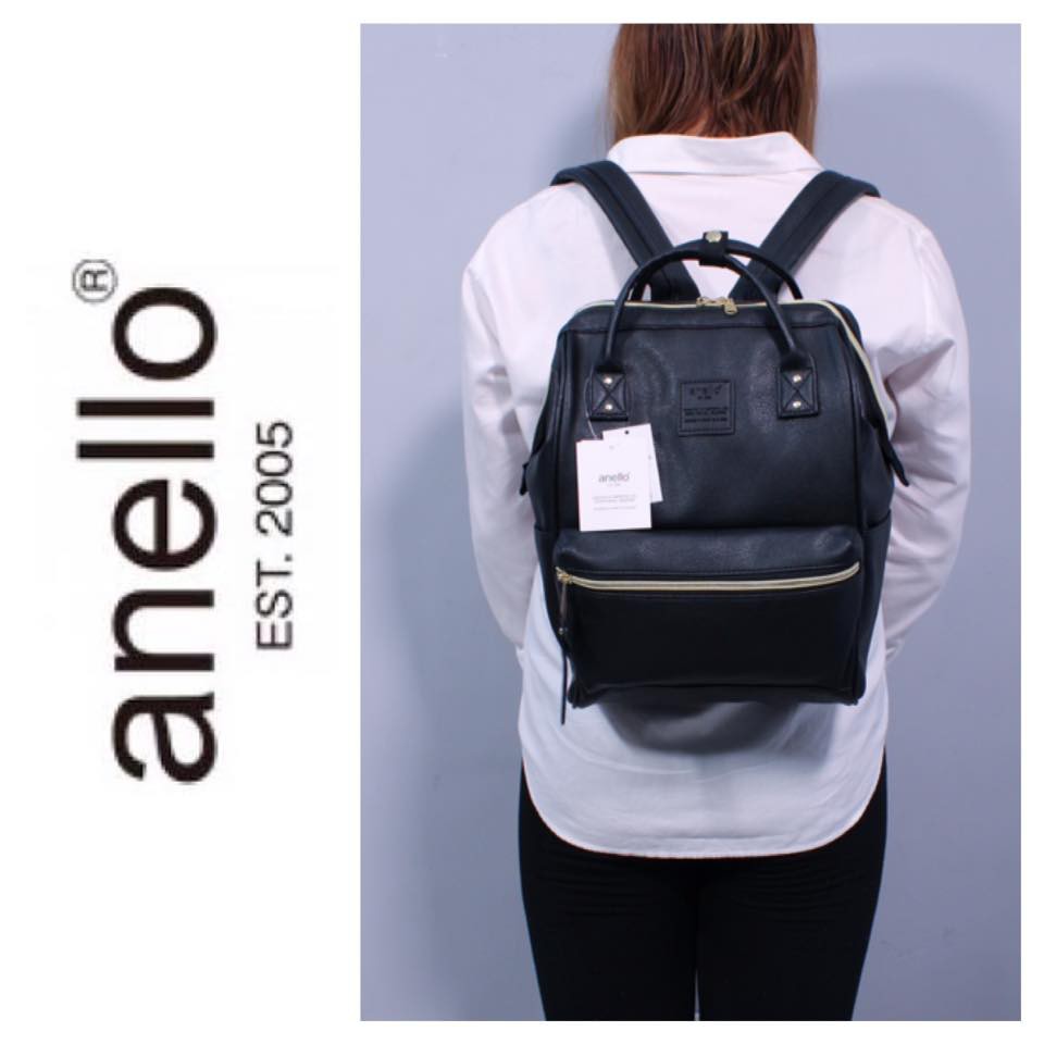 anello faux leather backpack