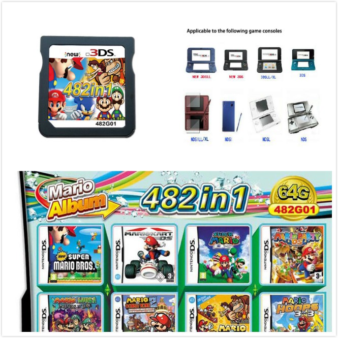 nintendo ds games 482 in 1