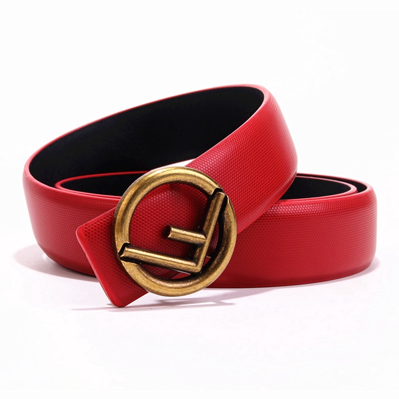 red leather belt