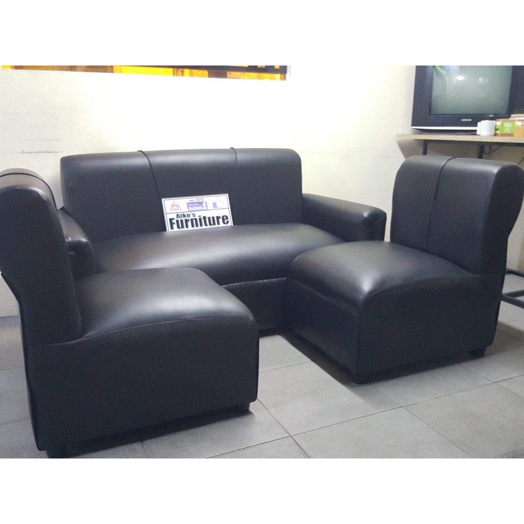 Sala set  black sofa  Free Delivery Around Metro Manila 