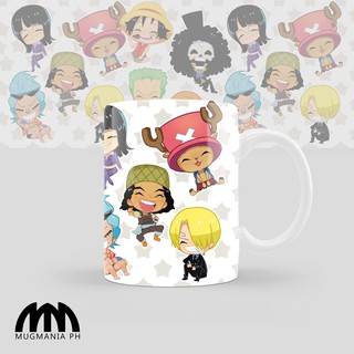 Anime Mugs - Mugmania - One Piece - Strawhat Pirate Members Chibi Mugs 11oz