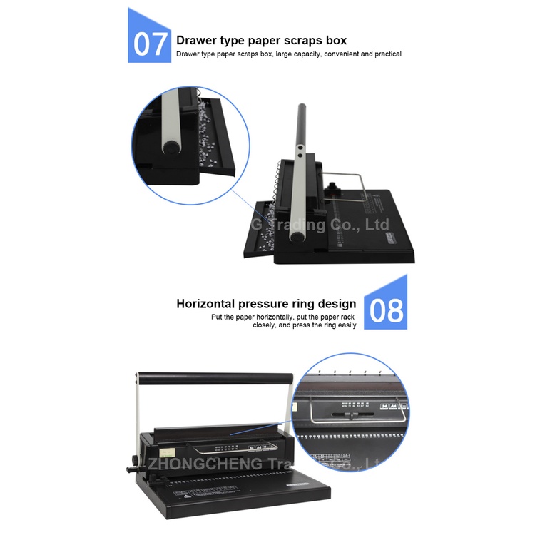 Wire Binding Machine W12M A4 Size Heavy Duty Binder presyo ₱2,340