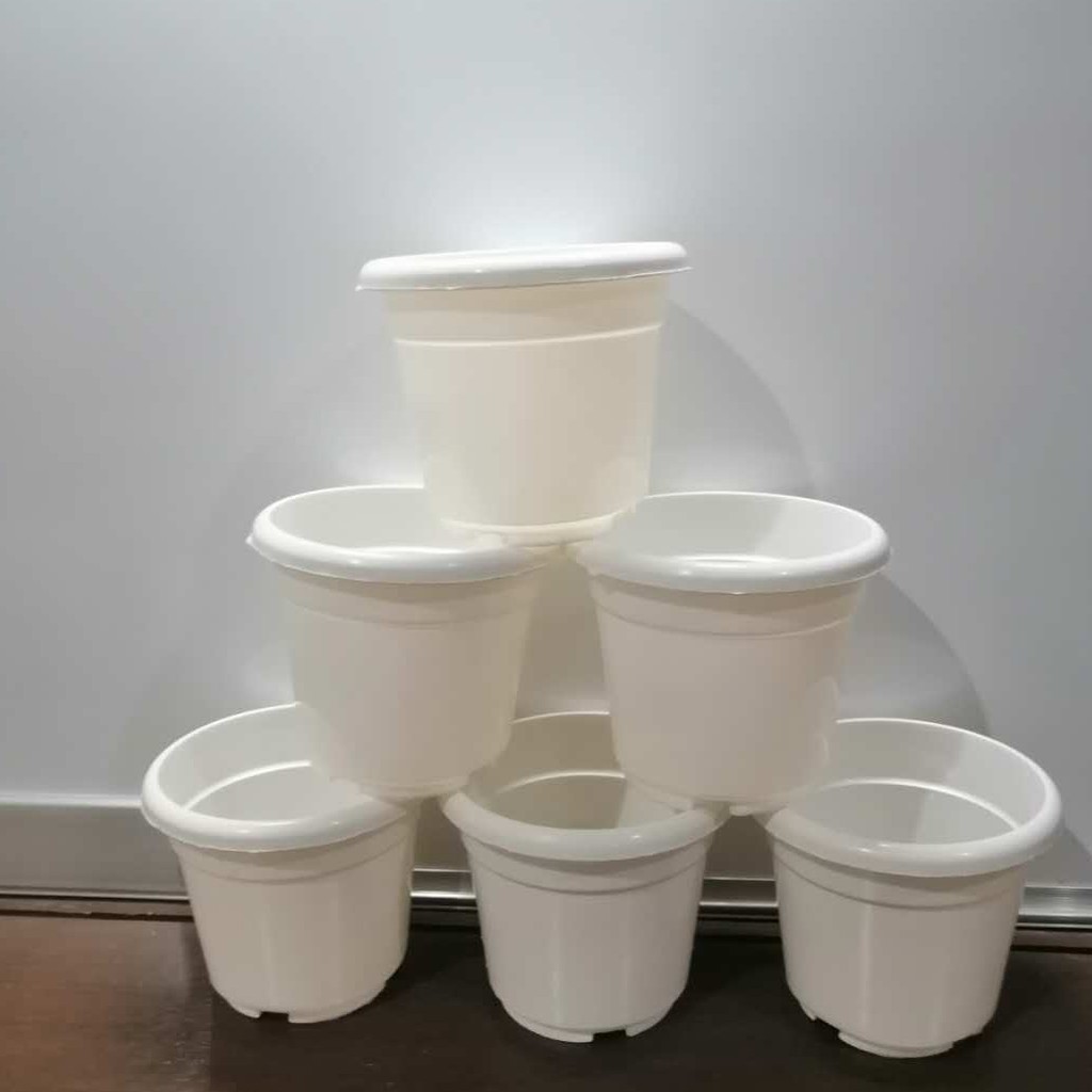 AB120 (11X10) White flower pot (big) Shopee Philippines