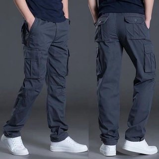 Men's 6 Pocket Cargo Pants 5 Colors Maong Pants for Men Lalaki Makapal ...