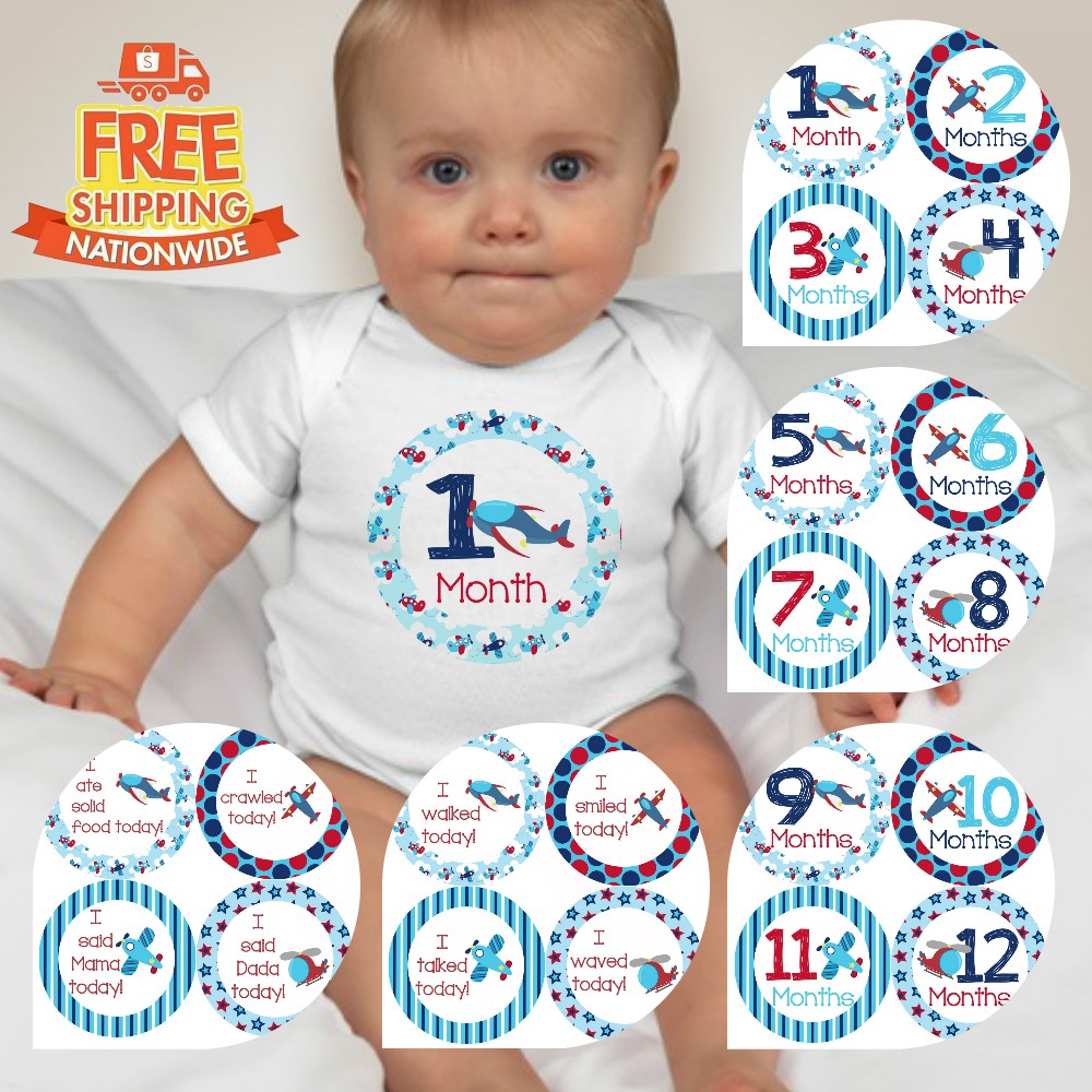monthly onesies for baby boy