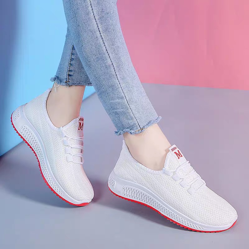 2020 New bestseller women's rubber breathable sneakers shoes | Shopee ...