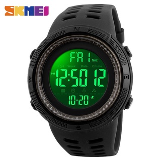 SKMEI  Official 1251 50m Waterproof Men's Digital Sports Watch Multi-function EL Light Alarm clock relo watches #1