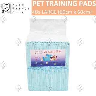 40pcs Large(60cm x 60cm) Disposable Absorbent Pet Wiwi and Potty Training Pads - Pee Pads