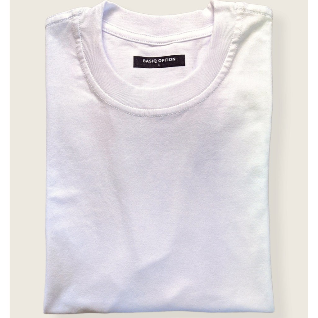 Plain White T-Shirt- High Quality Thick Fabric Unisex Minimalist/100