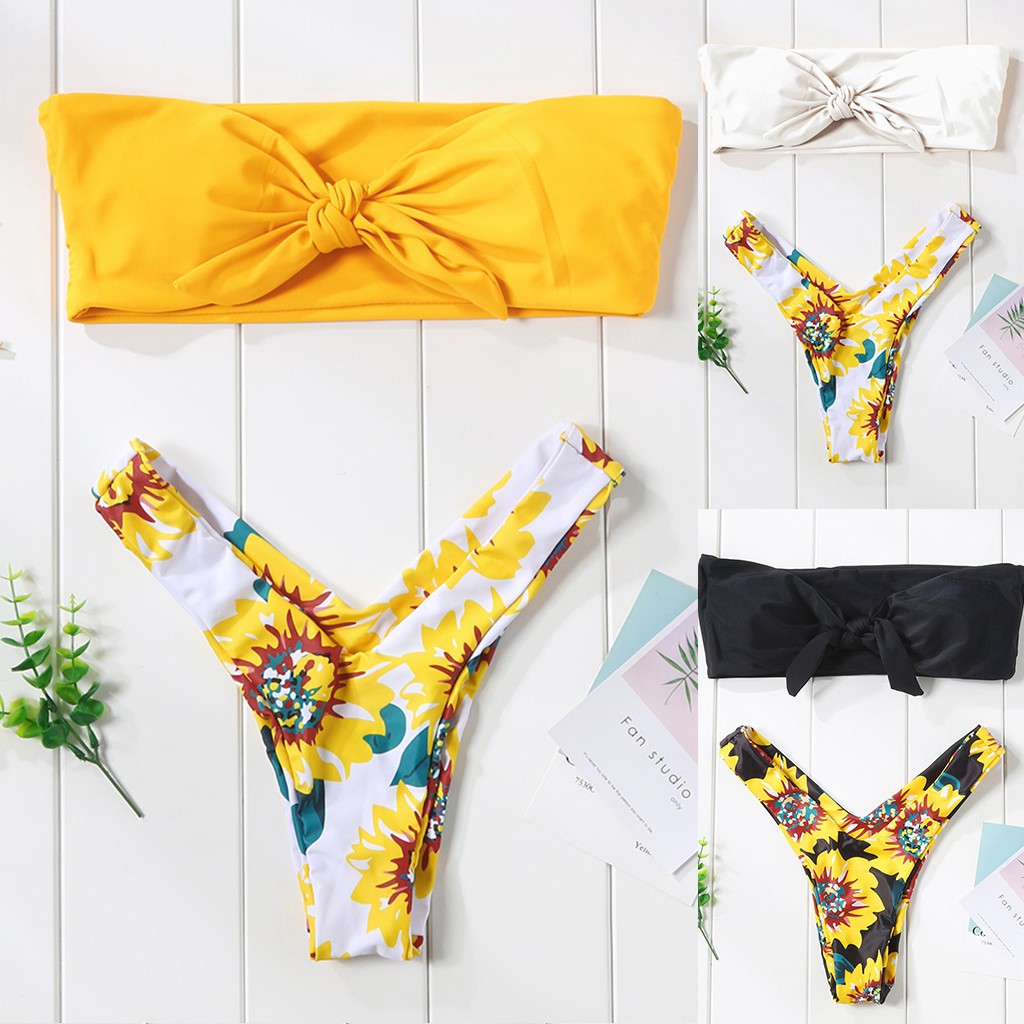 sunflower bathing suit two piece