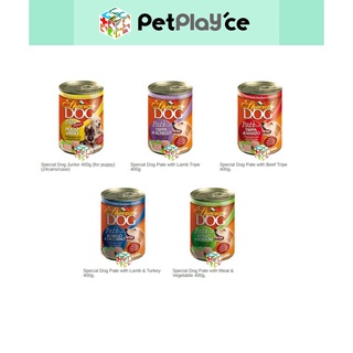 【Ready Stock】▧✕Special Dog Pate Can Wet Food 400g Monge
