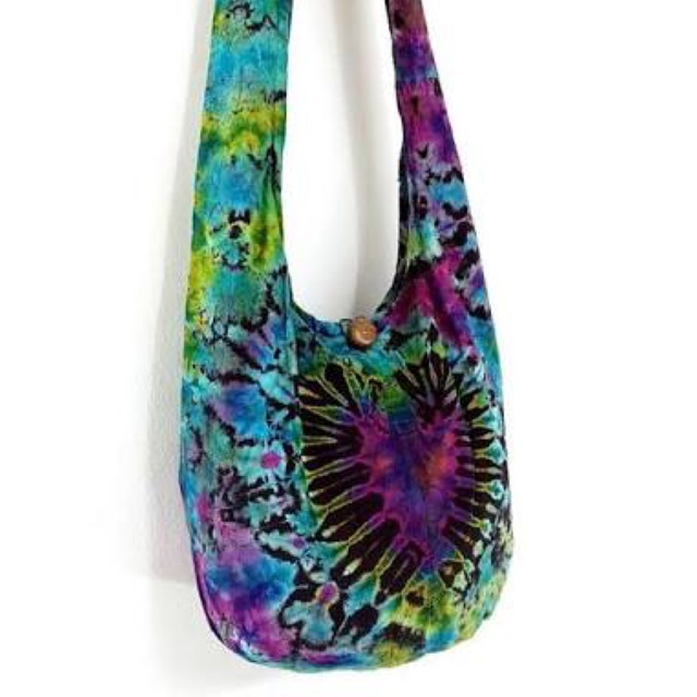 tie dye sling bag