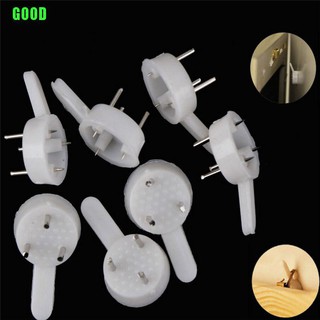 {Storage clean}100pcs Photo Frame Wall Hang Picture Clasps Solid Wall Nail Non-trace Nail Hooks