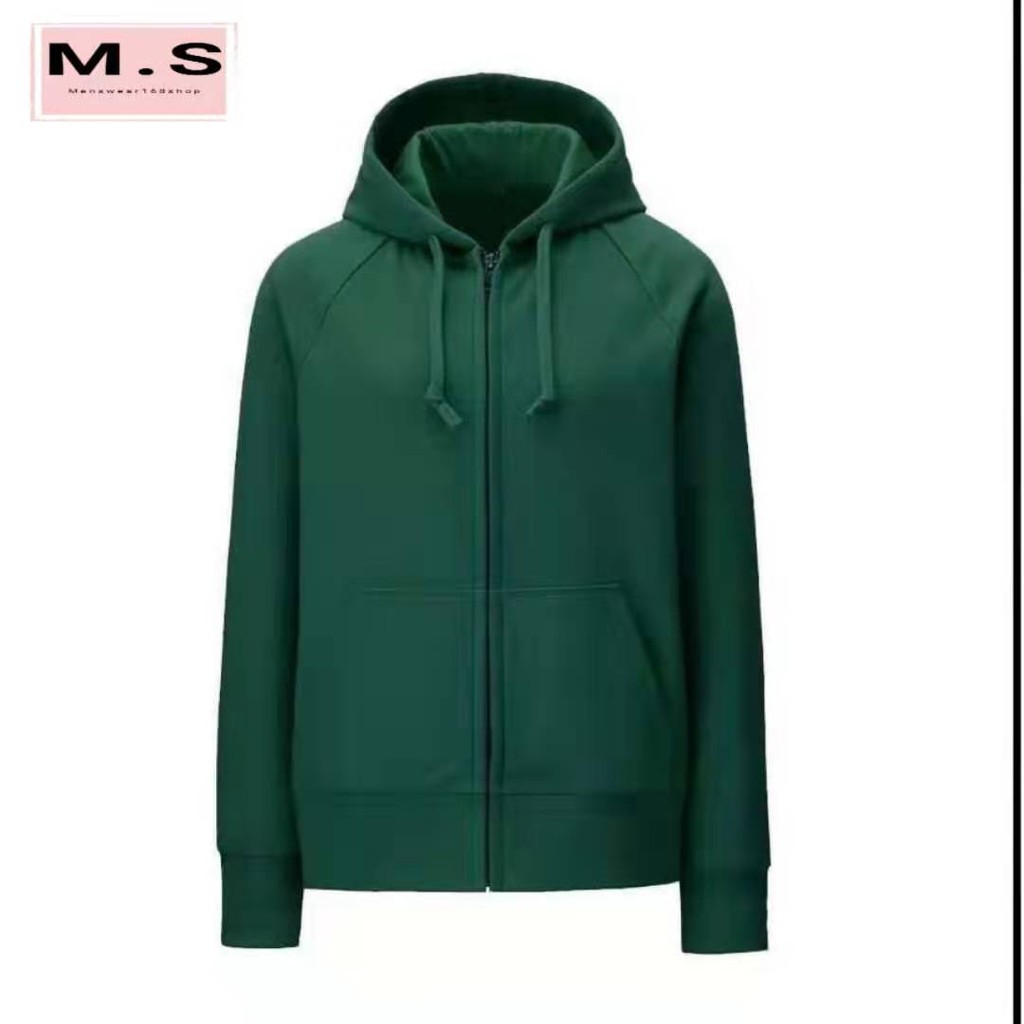 plain dark green hoodie