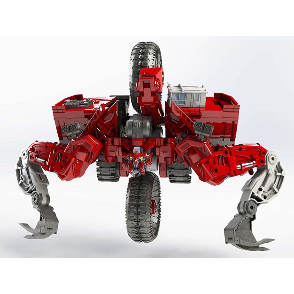 Deformed King Kong Toy Revenge of The Fallen Action Figures Heavy Load Hercules Fitted Bucket Truck Alloy Robot 