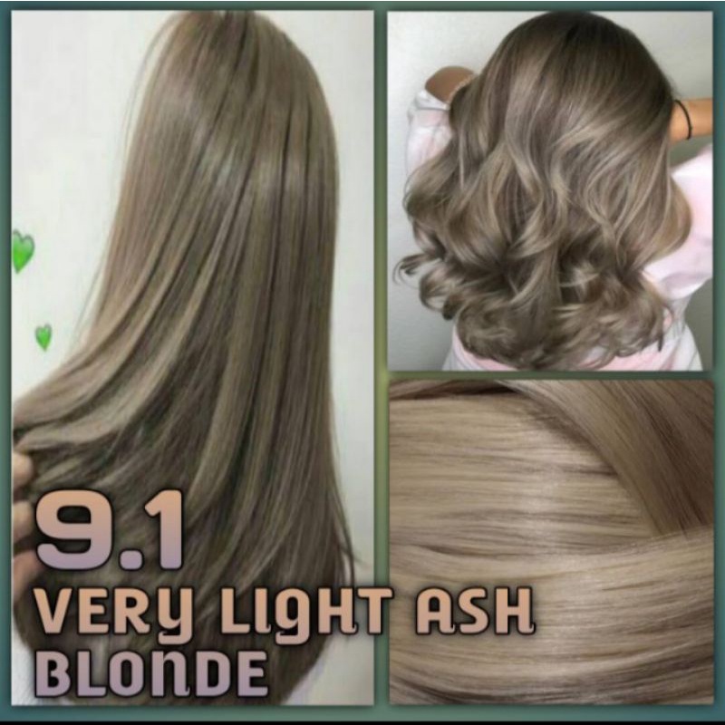  VERY LIGHT ASH BLONDE HAIR COLOR WITH OXI | Shopee Philippines