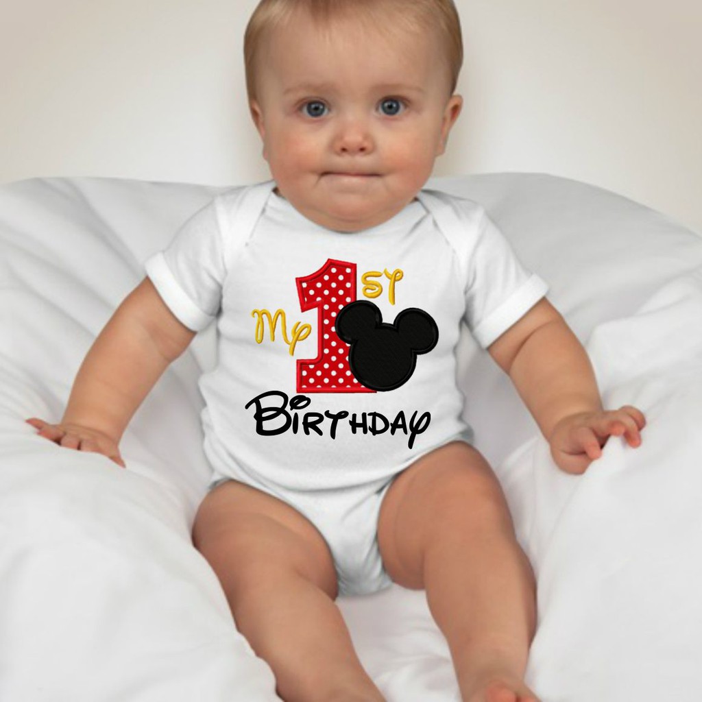 baby mickey 1st birthday outfit