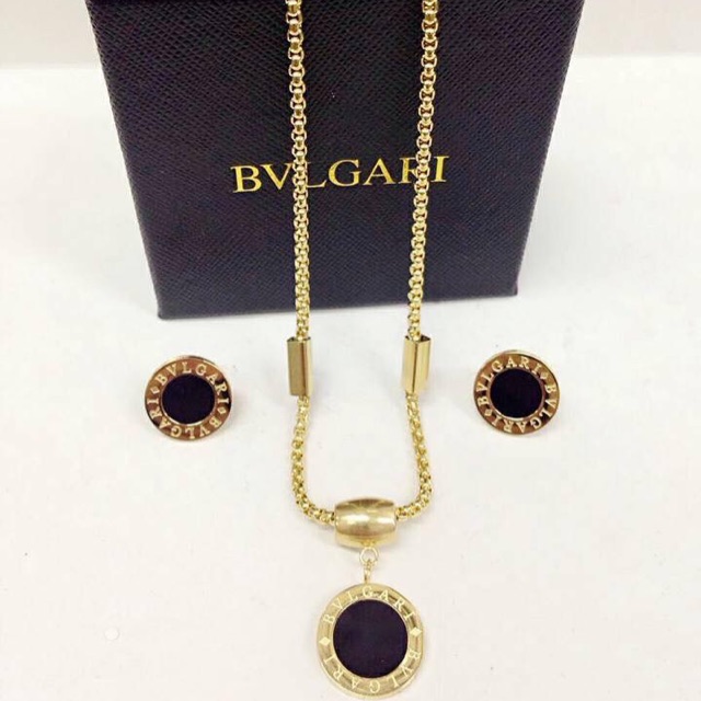 Bvlgari Necklace Set | Shopee Philippines