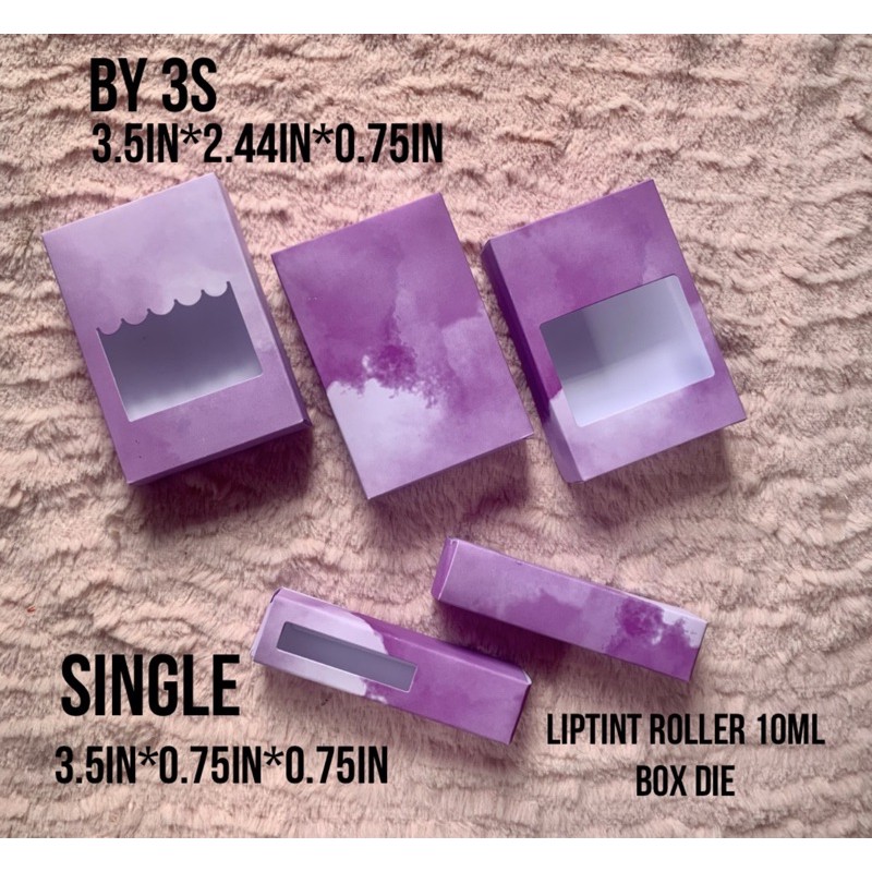 Download Liptint 10ml Roller Box Die Metal Template For Liptint Packaging Shopee Philippines