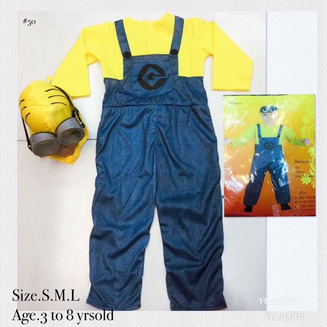 minions costume for baby boy