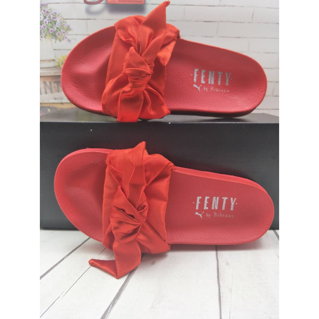 puma fenty bow womens orange