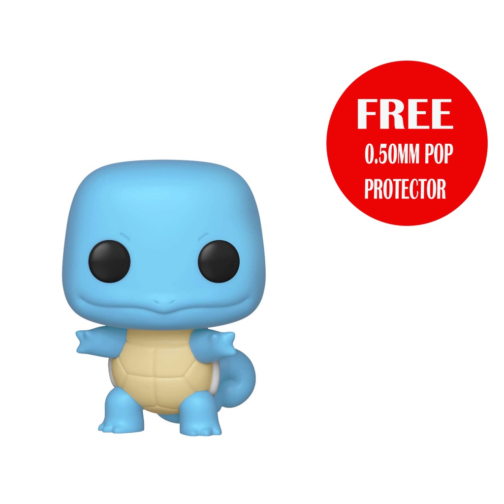 Funko Pop!: Pokemon - Squirtle, Multicolor(FREE PROTECTOR) | Shopee ...