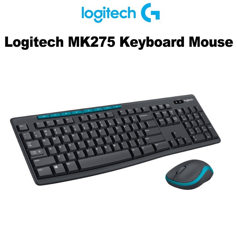 【3-Year Warranty】Logitech MK275 USB Wireless Keyboard 1000 DPI Optical ...