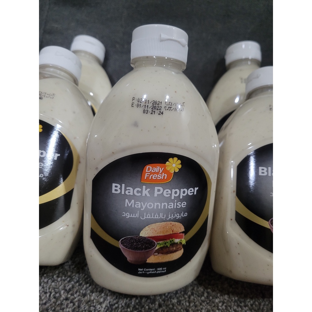 Daily Fresh Black Pepper Mayonnaise 500ml Shopee Philippines