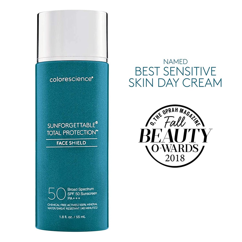 colorescience face shield sunscreen