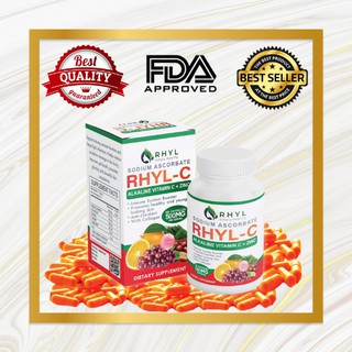 Best Selling RHYL-C 500mg 100pcs Sodium Ascorbate Alkaline Non-acidic Vitamin C with ZINC & Collagen