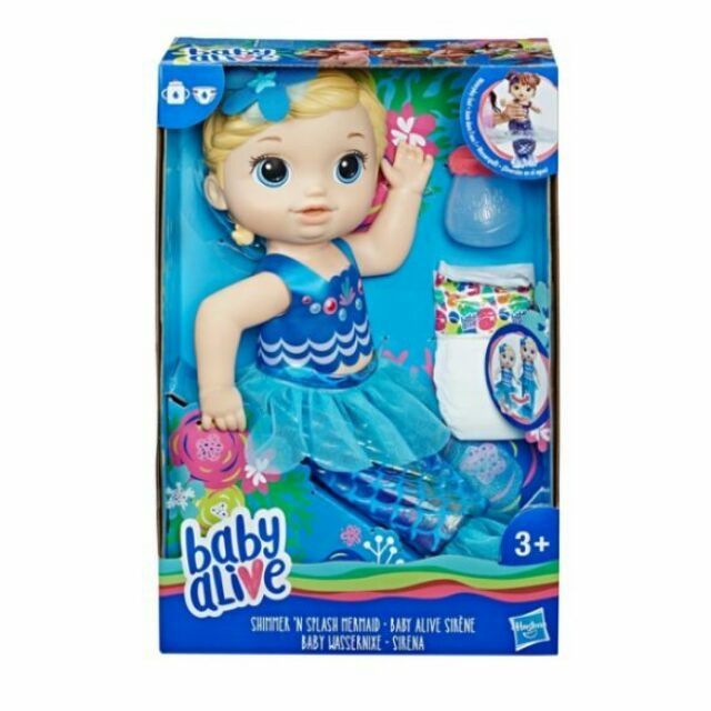 baby alive shimmer n splash mermaid