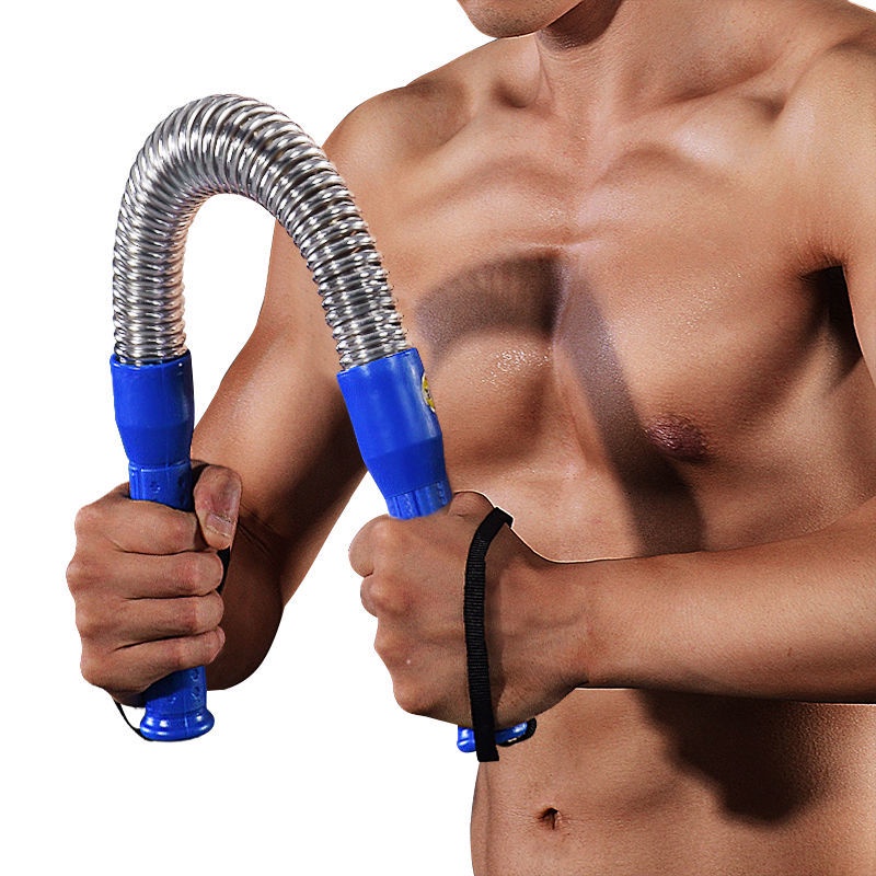 30 50kg Power Twister Bar Arm Force Rod Spring Forearm Muscle Strengthening Workout Chest 4326