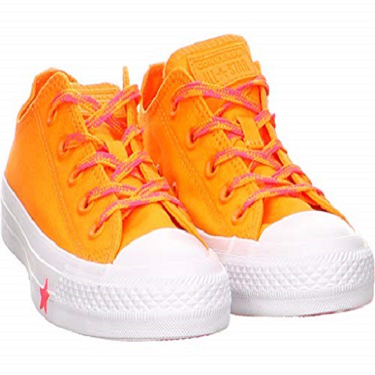 orange chuck taylors