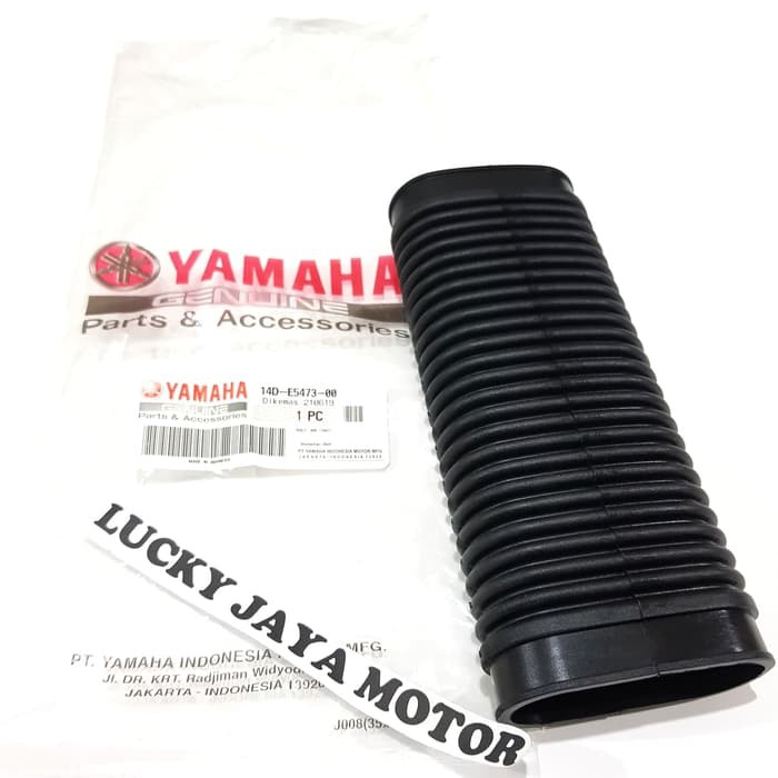 Black Rubber Air Filter Hose for Yamaha Mio Soul Fino Motorcycle Parts