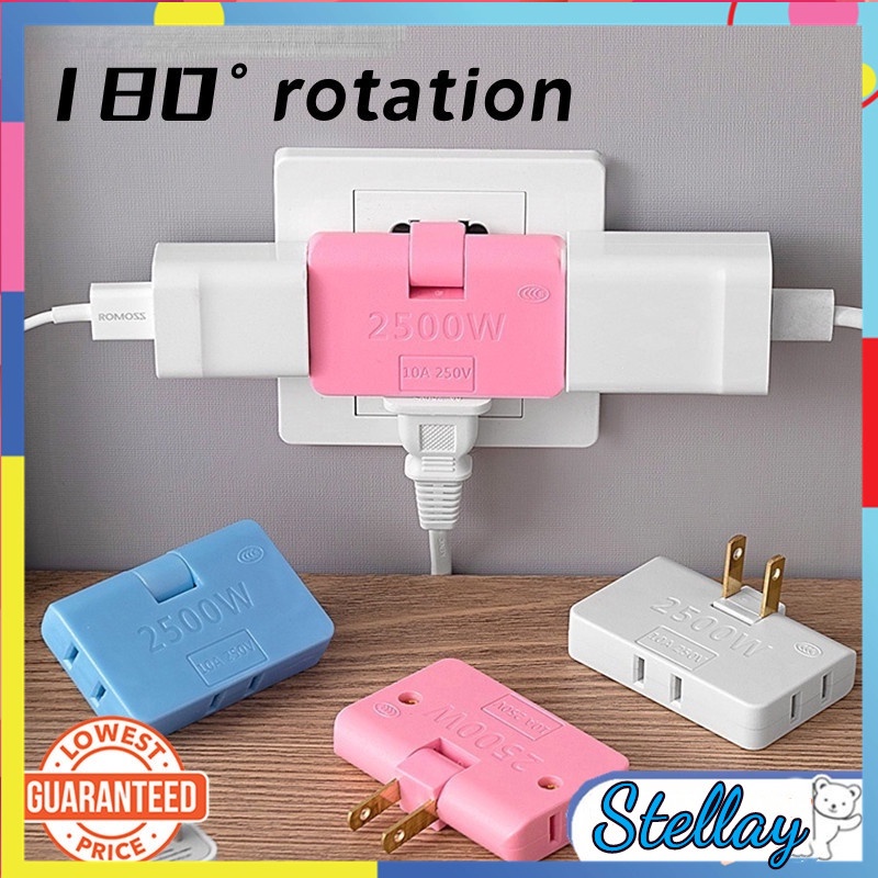 2500w Porous Socket One In Three 180 Degree Conversion Socket Plug