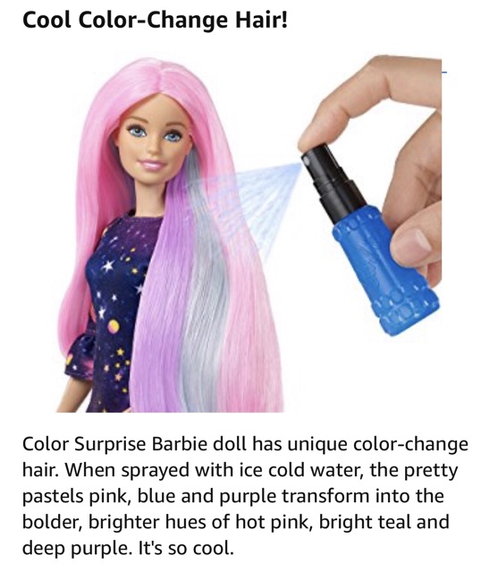 barbie doll pink hair