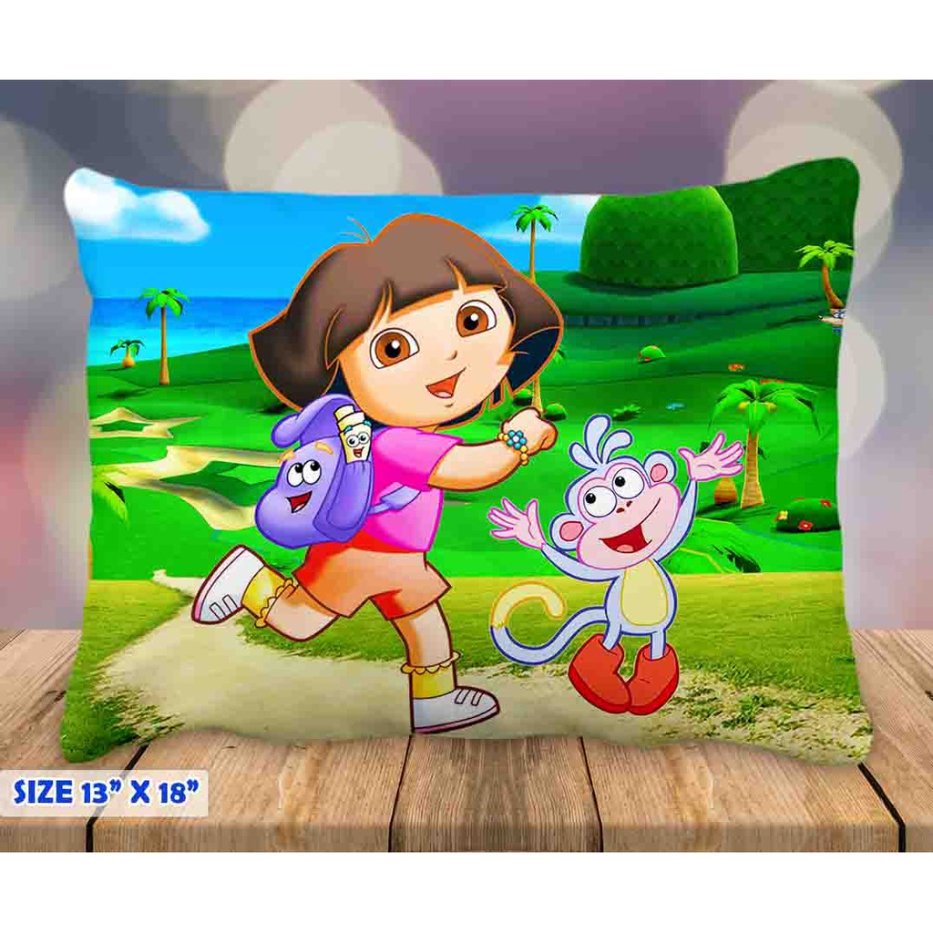 Dora The Explorer Pillow Ng Mga Sikat 13 X18 Shopee Philippines