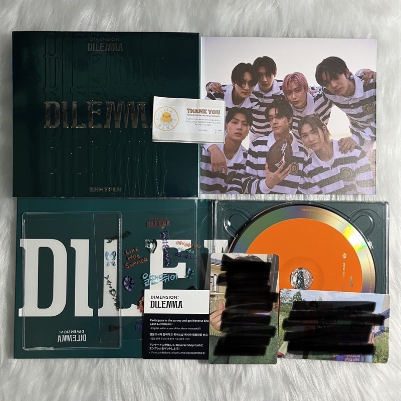 ENHYPEN DILEMMA ESSENTIAL UNSEALED ALBUM | Shopee Philippines