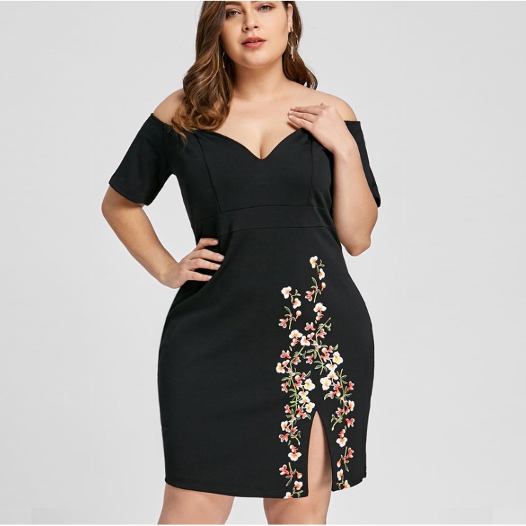 casual plus size long dresses