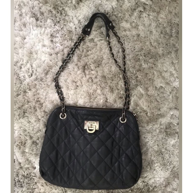 DKNY Quilted Shoulder Bag Shopee Philippines