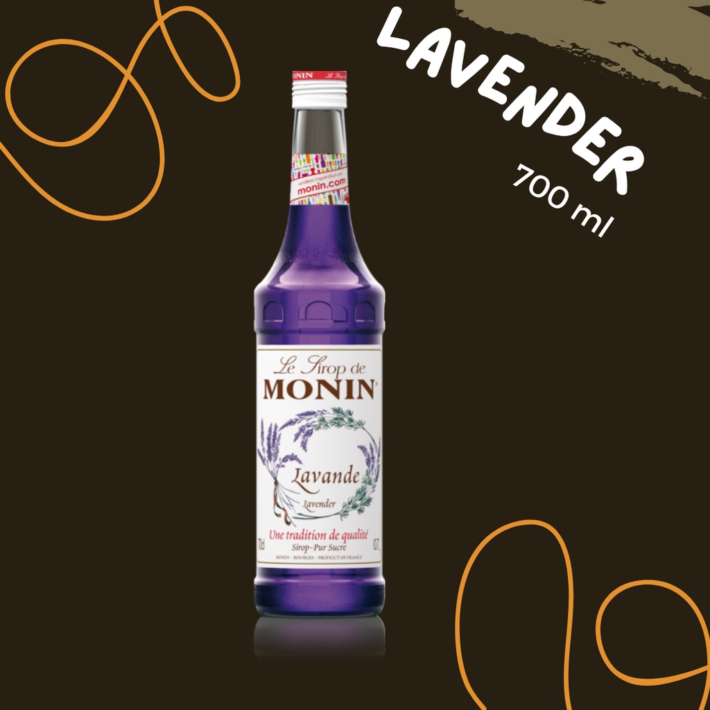 MONIN LAVENDER COFFEE SYRUP 70OML GLASS BOTTLE 700ML Shopee Philippines
