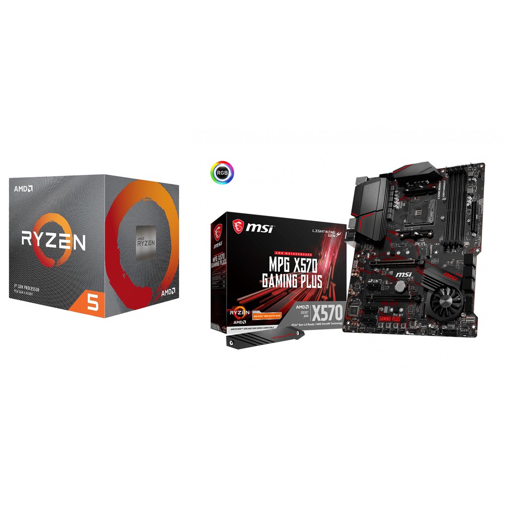 Amd Ryzen 5 3600x Msi Mpg X570 Gaming Plus Bundle Shopee Philippines