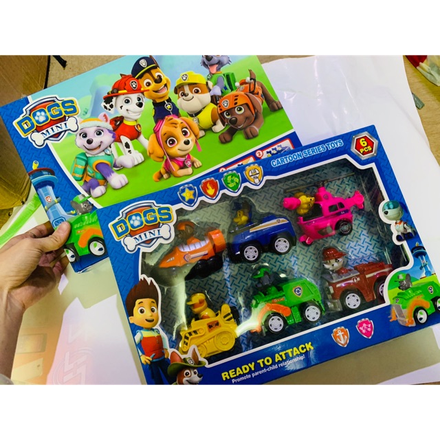 paw patrol plush set