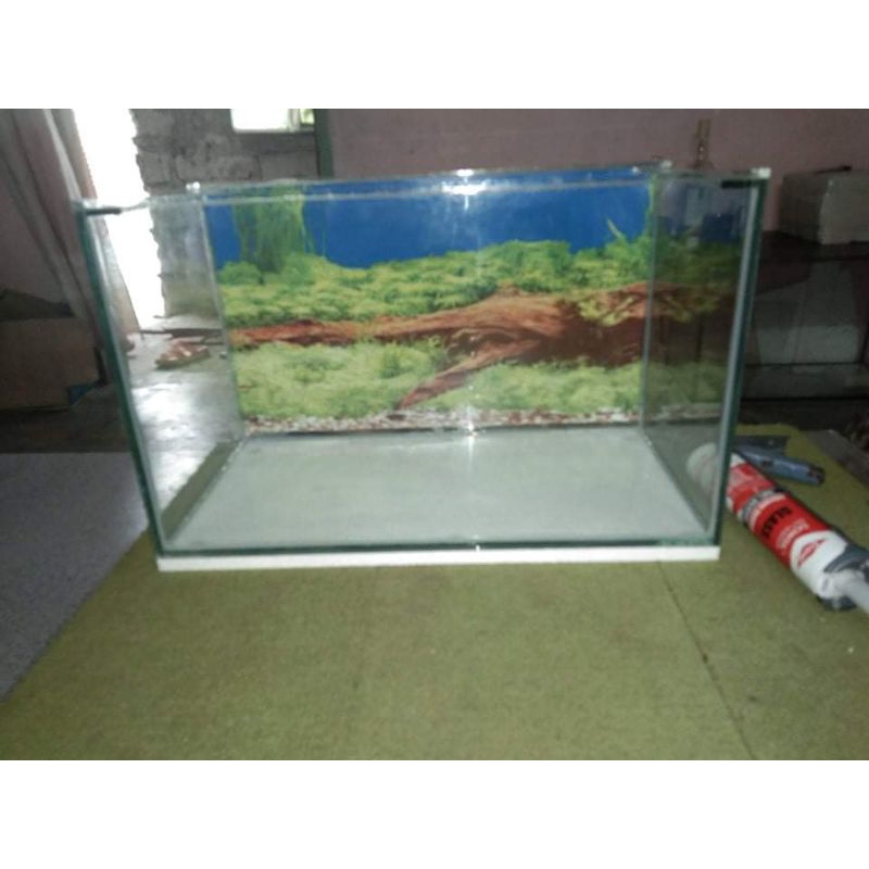 aquarium 2.5 gallon 1/4 thickness makapal malinis at quality na mga