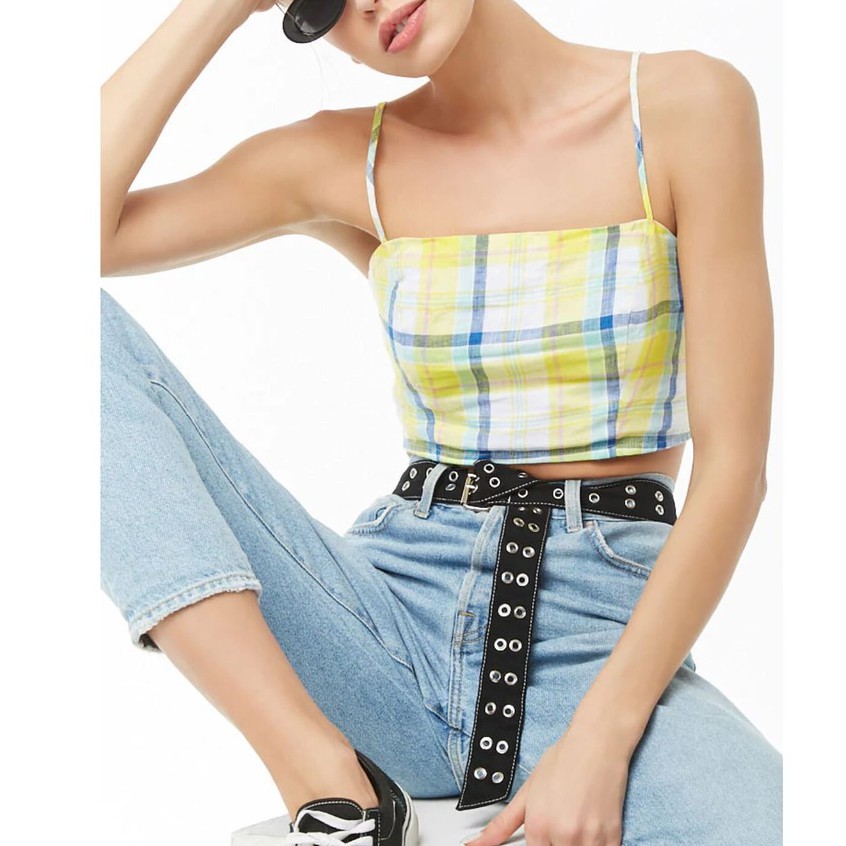 forever 21 spaghetti strap crop top